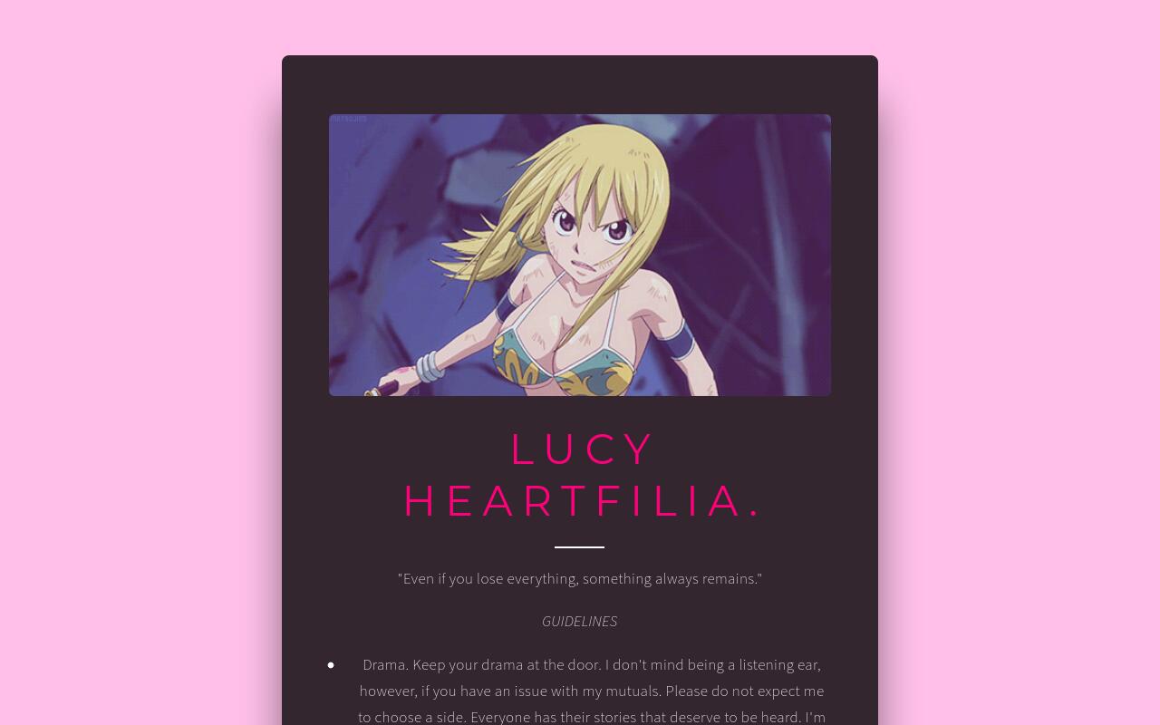 Lucy Heartfilia.